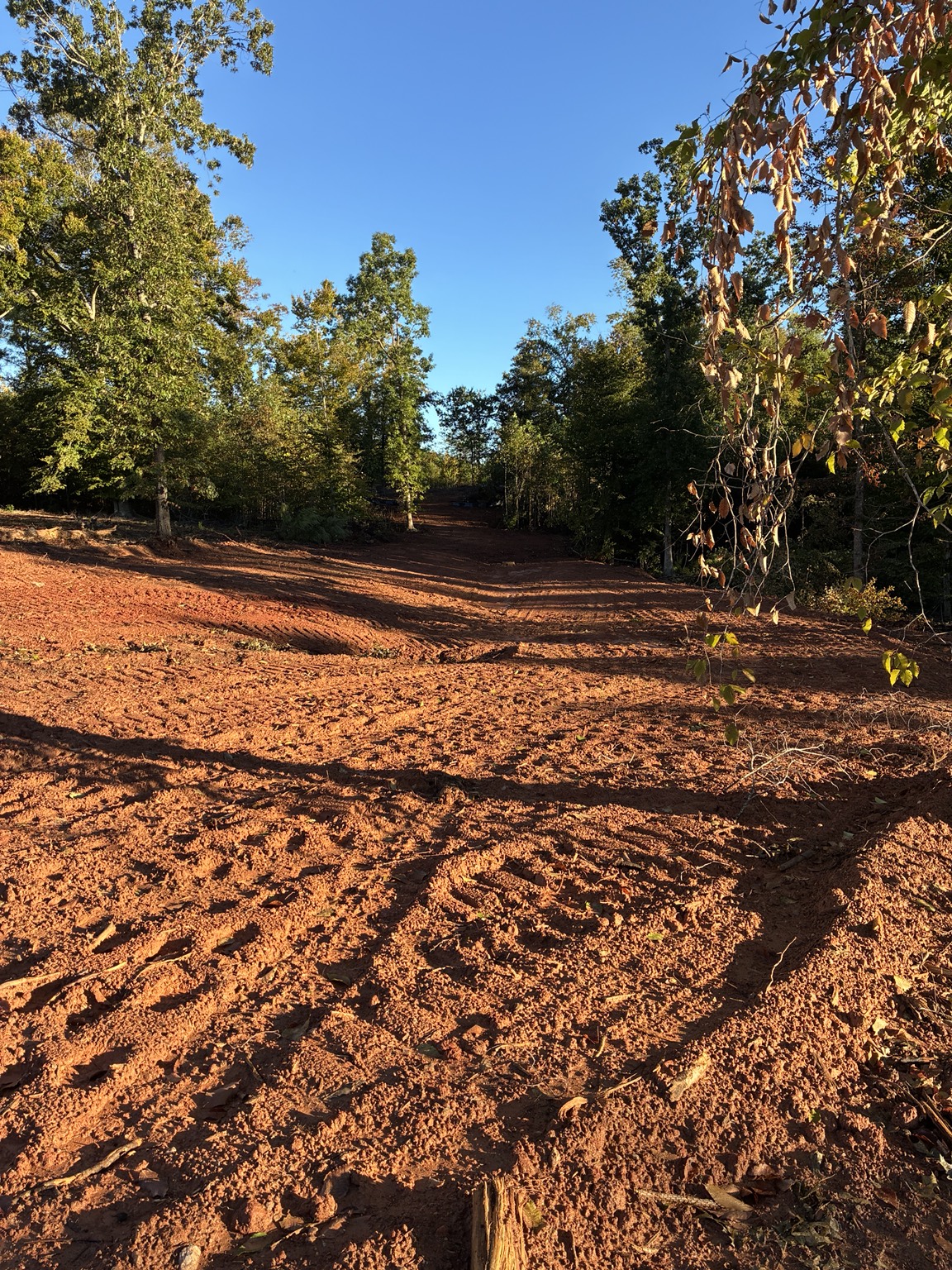 Macon Land and Site Development project photography: grading, excavation, clearing and construction site preparation
