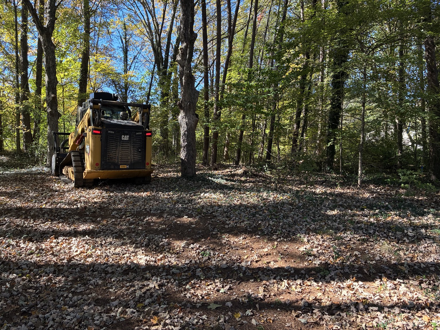 Macon Land and Site Development project photography: grading, excavation, clearing and construction site preparation