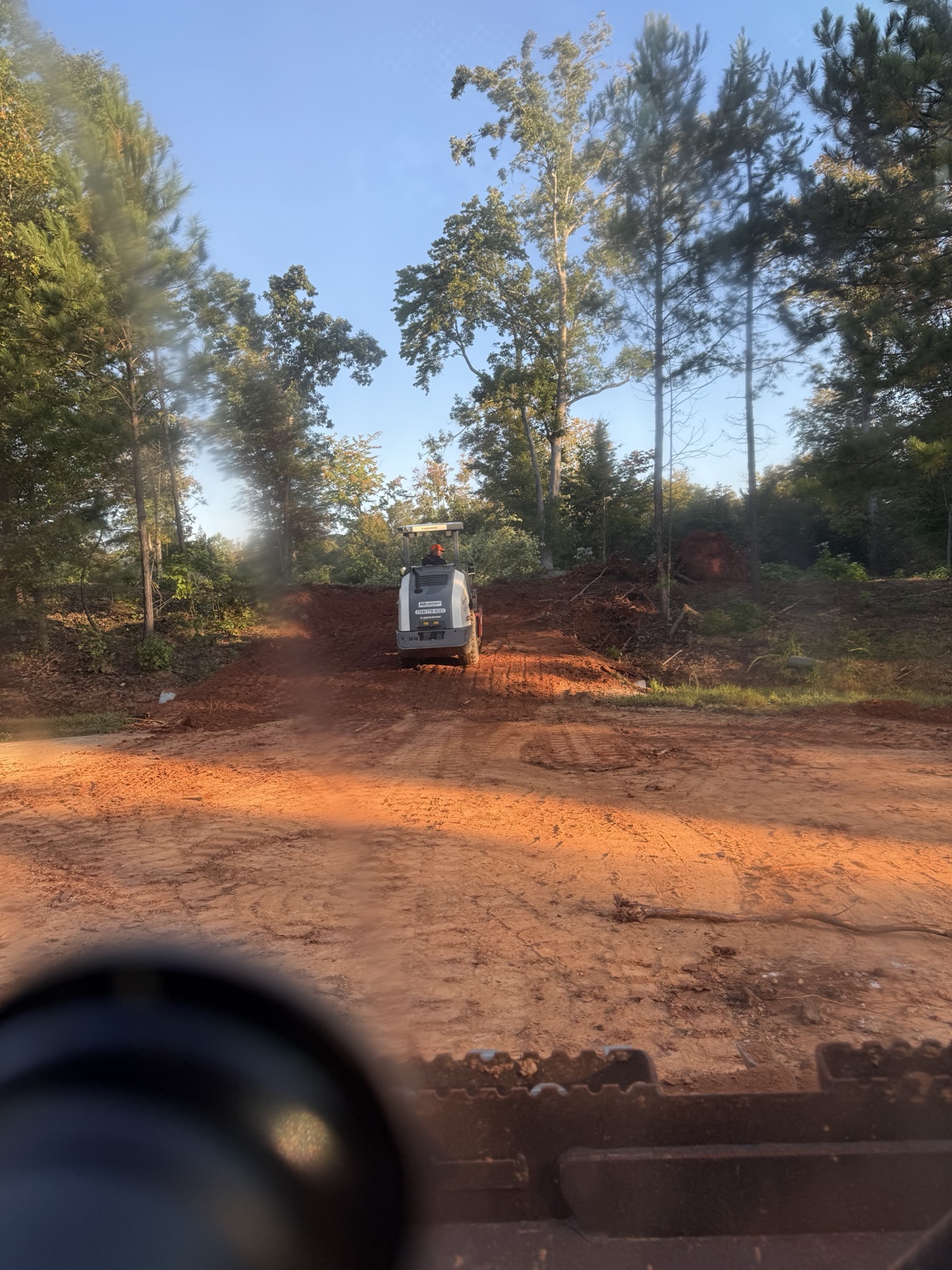 Macon Land and Site Development project photography: grading, excavation, clearing and construction site preparation